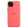 Оригинальный чехол Silicone Case with MagSafe для iPhone 15 Plus (Guava) (MT163)