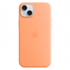 Оригінальний чохол Silicone Case with MagSafe для iPhone 15 (Orange Sorbet) (MT0W3)