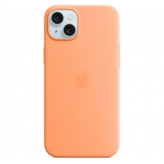 Оригинальный чехол Silicone Case with MagSafe для iPhone 15 (Orange Sorbet) (MT0W3)