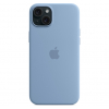 Оригинальный чехол Silicone Case with MagSafe для iPhone 15 Plus (Winter Blue) (MT193)