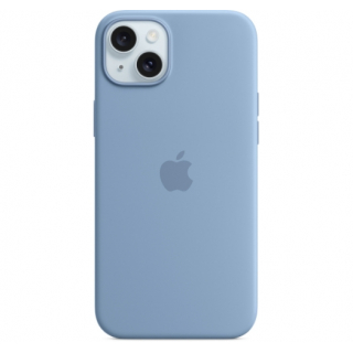 Оригинальный чехол Silicone Case with MagSafe для iPhone 15 (Winter Blue) (MT0Y3)