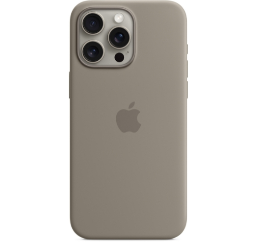 Чохол Silicone Case with MagSafe для iPhone 15 Pro (Clay) (MT1E3) (Original Assembly)