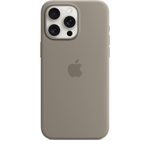 Чохол Silicone Case with MagSafe для iPhone 15 Pro (Clay) (MT1E3) (Original Assembly)