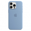 Оригинальный чехол Silicone Case with MagSafe для iPhone 15 Pro (Winter Blue) (MT1L3) Оригинальный чехол Silicone Case with MagSafe для iPhone 15 Pro (Winter Blue) (MT1L3)