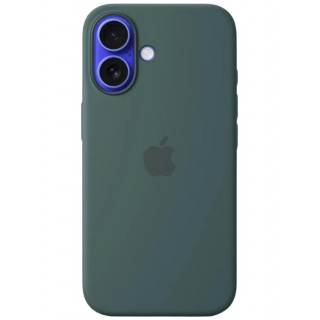 Оригинальный чехол Silicone Case with MagSafe для iPhone 16 (Lake Green) (MYY83)