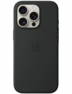 Оригинальный чехол Silicone Case with MagSafe для iPhone 16 Pro Max (Black) (MYYT3)