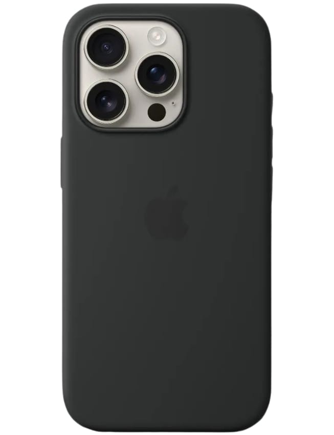 Оригинальный чехол Silicone Case with MagSafe для iPhone 16 Pro (Black) (MYYJ3)