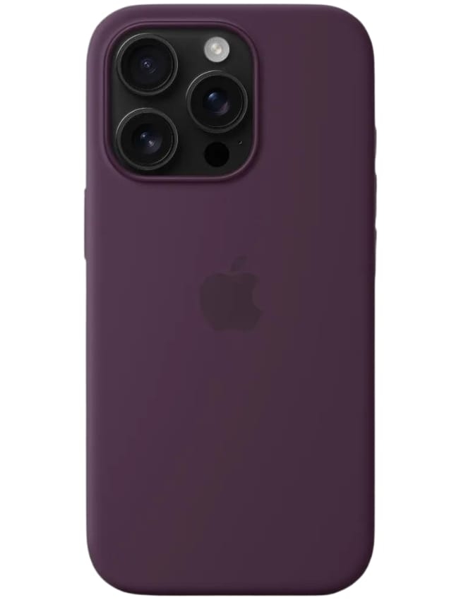 Оригінальний чохол Silicone Case with MagSafe для iPhone 16 Pro (Plum) (MYYM3)