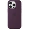 Оригінальний чохол Silicone Case with MagSafe для iPhone 16 Pro (Plum) (MYYM3)