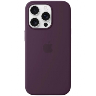 Оригинальный чехол Silicone Case with MagSafe для iPhone 16 Pro Max (Plum) (MYYW3)