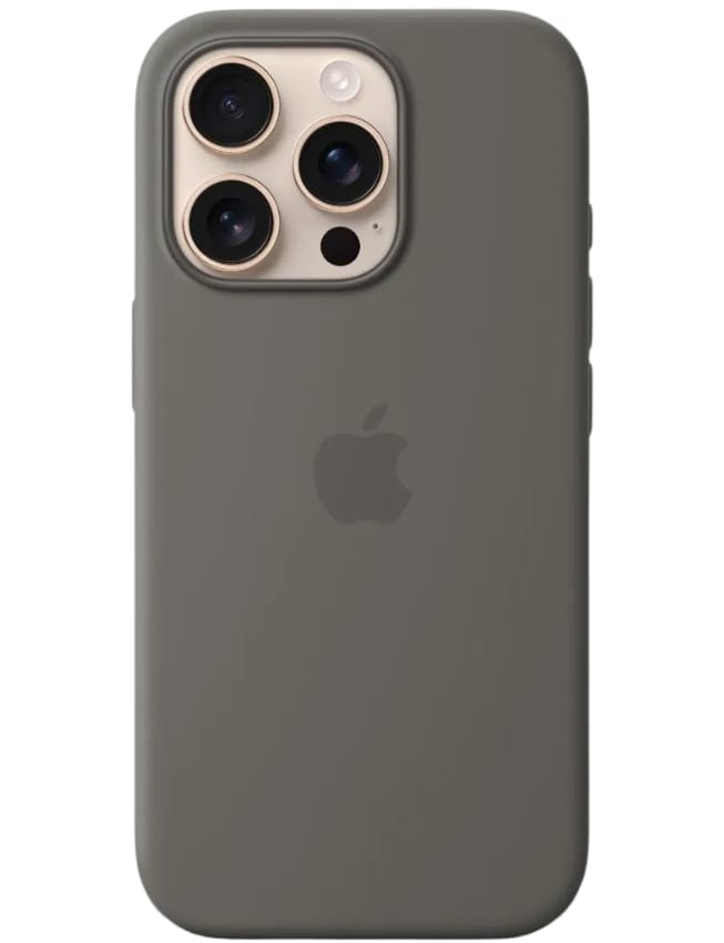 Оригінальний чохол Silicone Case with MagSafe для iPhone 16 Pro (Stone Gray) (MYYL3)