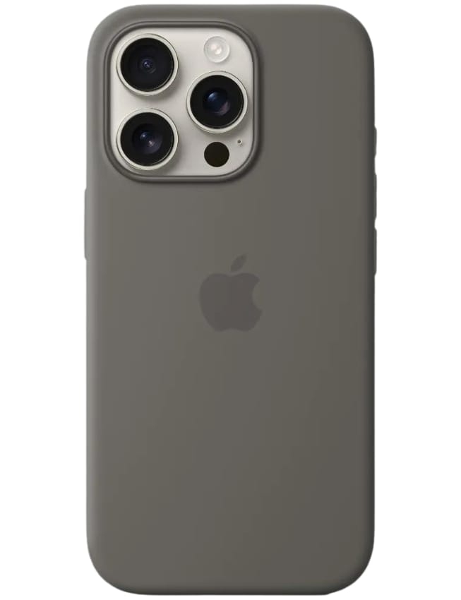 Оригінальний чохол Silicone Case with MagSafe для iPhone 16 Pro (Stone Gray) (MYYL3)