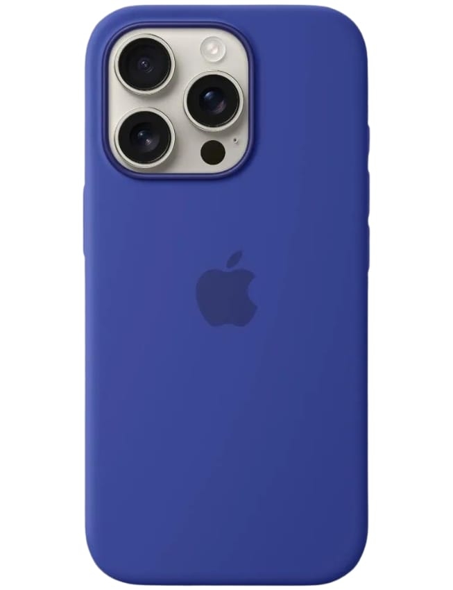 Оригинальный Оригинальный чехол Silicone Case with MagSafe для iPhone 16 Pro (Ultramarine) (MYYP3)