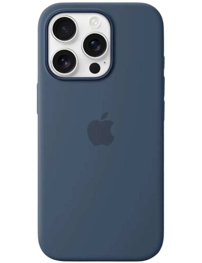 Оригінальний чохол Silicone Case with MagSafe для iPhone 16 Pro (Denim) (MYYK3)