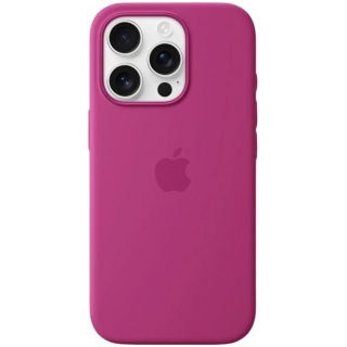 Оригинальный чехол Silicone Case with MagSafe для iPhone 16 Pro (Fuchsia) (MYYN3)