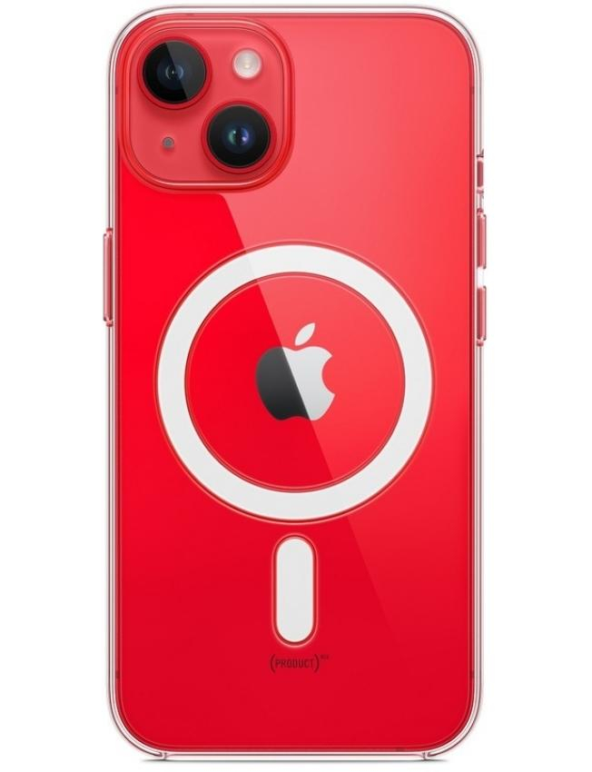 Оригінальний чохол Apple iPhone 14 Plus Clear Case with MagSafe (MPU43)