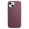 Оригинальный чехол FineWoven Case with MagSafe для iPhone 15 (Mulberry) (MT3E3)