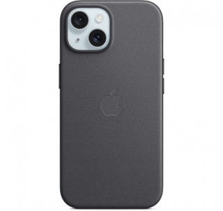Оригінальний чохол FineWoven Case with MagSafe для iPhone 15 (Black) (MT393)