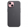Оригінальний чохол FineWoven Case with MagSafe для iPhone 15 (Black) (MT393)