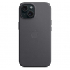 Оригінальний чохол FineWoven Case with MagSafe для iPhone 15 (Black) (MT393)
