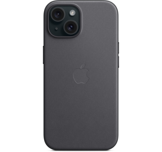 Оригінальний чохол FineWoven Case with MagSafe для iPhone 15 (Black) (MT393)
