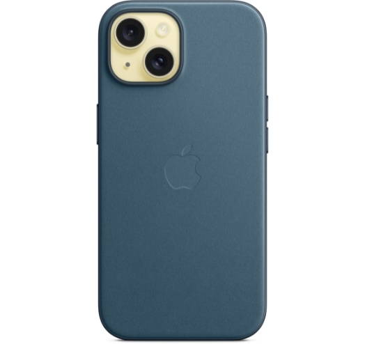 Оригінальний чохол FineWoven Case with MagSafe для iPhone 15 (Pacific Blue) (MT3G3)