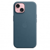 Оригінальний чохол FineWoven Case with MagSafe для iPhone 15 (Pacific Blue) (MT3G3)