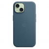 Оригінальний чохол FineWoven Case with MagSafe для iPhone 15 (Pacific Blue) (MT3G3)