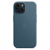 Оригінальний чохол FineWoven Case with MagSafe для iPhone 15 (Pacific Blue) (MT3G3)