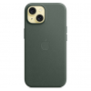 Оригинальный чехол FineWoven Case with MagSafe для iPhone 15 (Evergreen) (MT3J3)