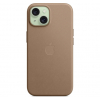 Оригинальный чехол FineWoven Case with MagSafe для iPhone 15 (Taupe) (MT3C3)