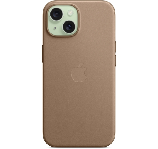 Оригинальный чехол FineWoven Case with MagSafe для iPhone 15 (Taupe) (MT3C3)