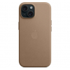 Оригинальный чехол FineWoven Case with MagSafe для iPhone 15 (Taupe) (MT3C3)