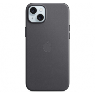 Оригинальный чехол FineWoven Case with MagSafe для iPhone 15 Plus (Black) (MT423)