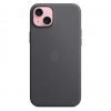 Оригинальный чехол FineWoven Case with MagSafe для iPhone 15 Plus (Black) (MT423)