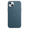 Оригинальный чехол FineWoven Case with MagSafe для iPhone 15 Plus (Pacific Blue) (MT4D3)