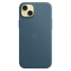 Оригинальный чехол FineWoven Case with MagSafe для iPhone 15 Plus (Pacific Blue) (MT4D3)