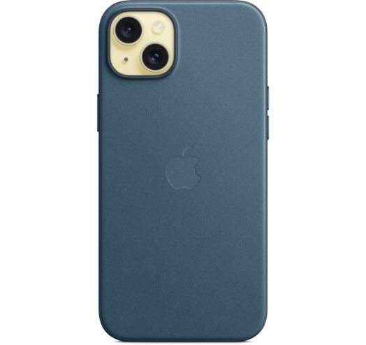 Оригинальный чехол FineWoven Case with MagSafe для iPhone 15 Plus (Pacific Blue) (MT4D3)