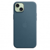 Оригинальный чехол FineWoven Case with MagSafe для iPhone 15 Plus (Pacific Blue) (MT4D3)