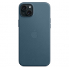 Оригинальный чехол FineWoven Case with MagSafe для iPhone 15 Plus (Pacific Blue) (MT4D3)