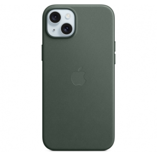 Оригинальный чехол FineWoven Case with MagSafe для iPhone 15 Plus (Evergreen) (MT4F3)