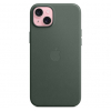 Оригинальный чехол FineWoven Case with MagSafe для iPhone 15 Plus (Evergreen) (MT4F3)