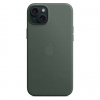 Оригинальный чехол FineWoven Case with MagSafe для iPhone 15 Plus (Evergreen) (MT4F3)