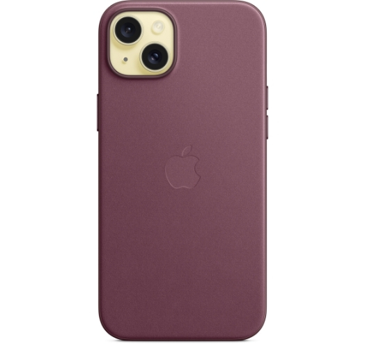 Оригинальный чехол FineWoven Case with MagSafe для iPhone 15 Plus (Mulberry) (MT4A3)