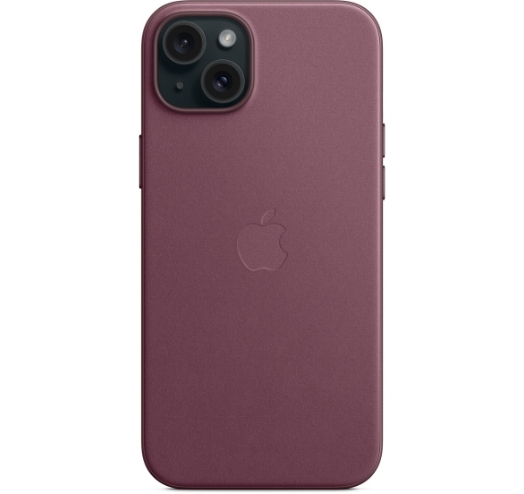 Оригинальный чехол FineWoven Case with MagSafe для iPhone 15 Plus (Mulberry) (MT4A3)