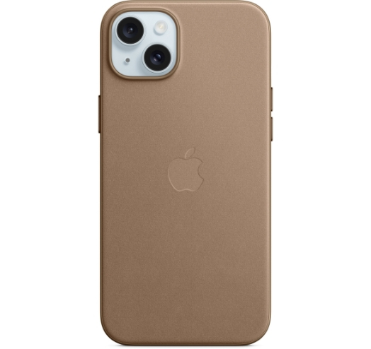 Оригинальный чехол FineWoven Case with MagSafe для iPhone 15 Plus (Taupe) (MT473)
