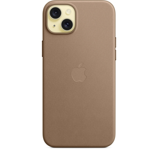 Оригинальный чехол FineWoven Case with MagSafe для iPhone 15 Plus (Taupe) (MT473)