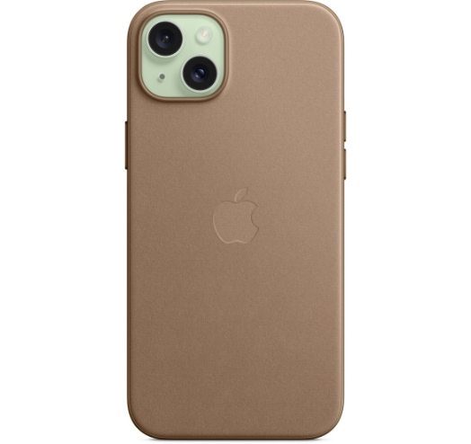 Оригинальный чехол FineWoven Case with MagSafe для iPhone 15 Plus (Taupe) (MT473)