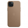 Оригинальный чехол FineWoven Case with MagSafe для iPhone 15 Plus (Taupe) (MT473)
