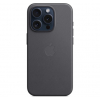 Оригинальный чехол FineWoven Case with MagSafe для iPhone 15 Pro (Black) (MT4H3)